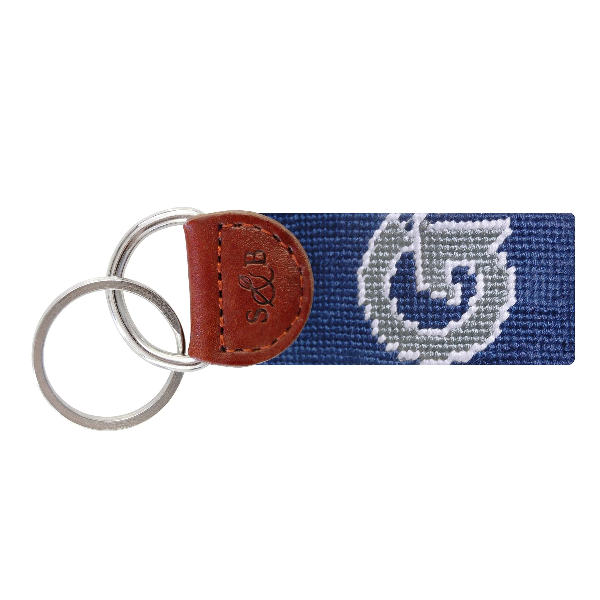 Monogrammed Georgetown Key Fob