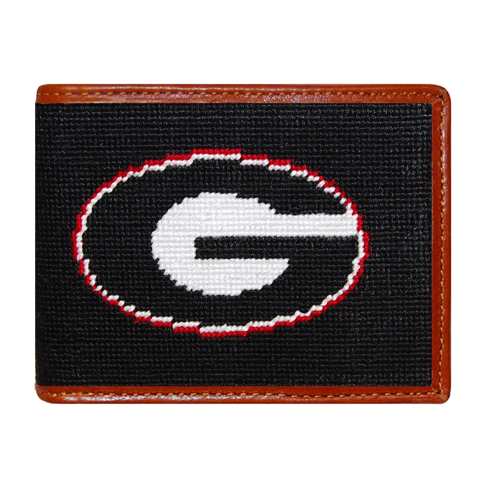 Monogrammed Georgia Wallet (Black)