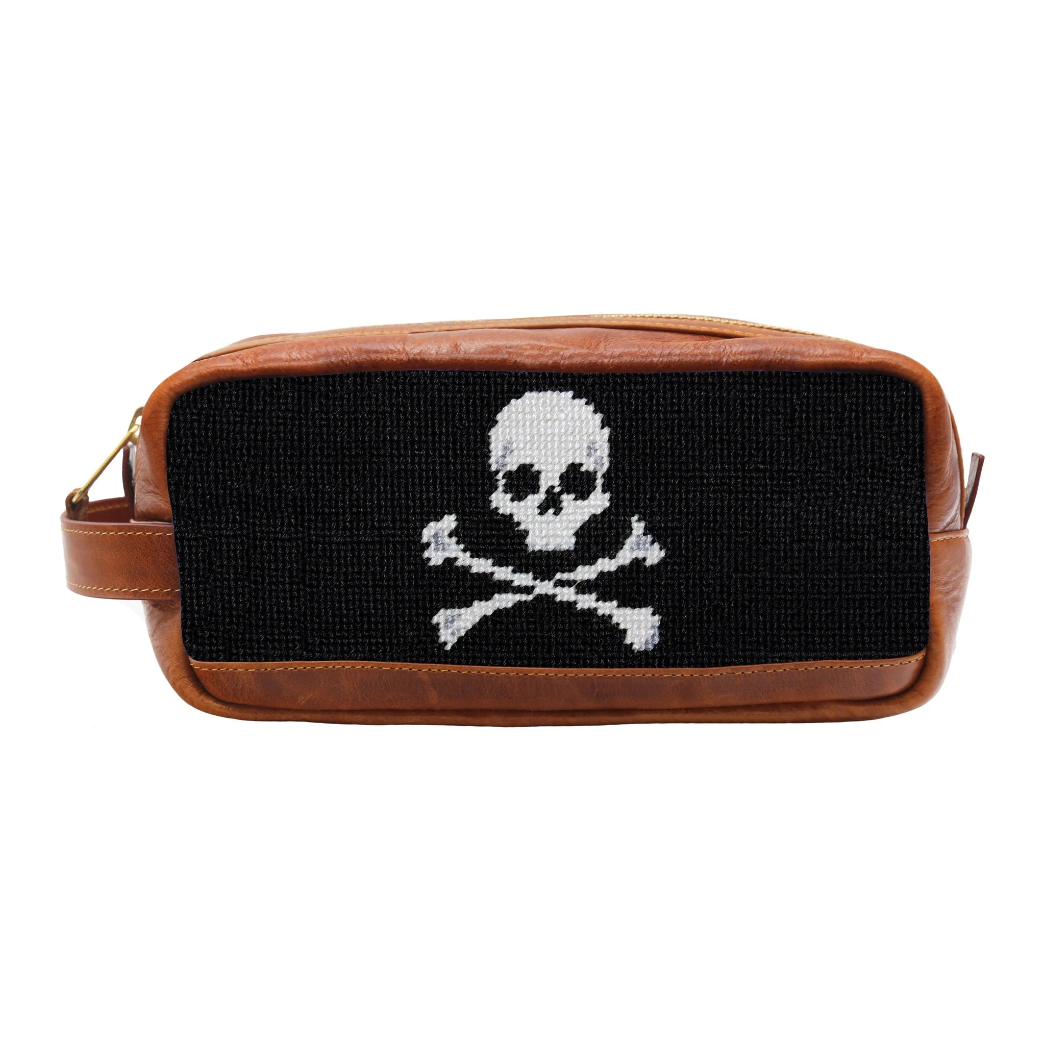 Monogrammed Jolly Roger Toiletry Bag (Black)