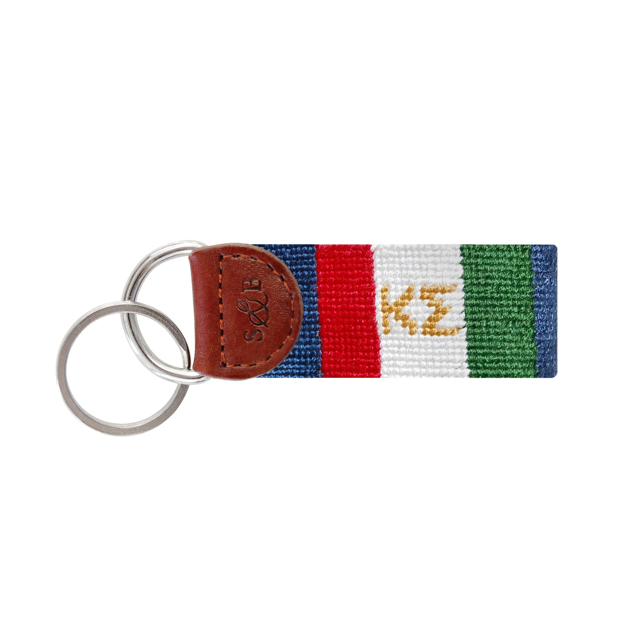 Monogrammed Kappa Sigma Key Fob