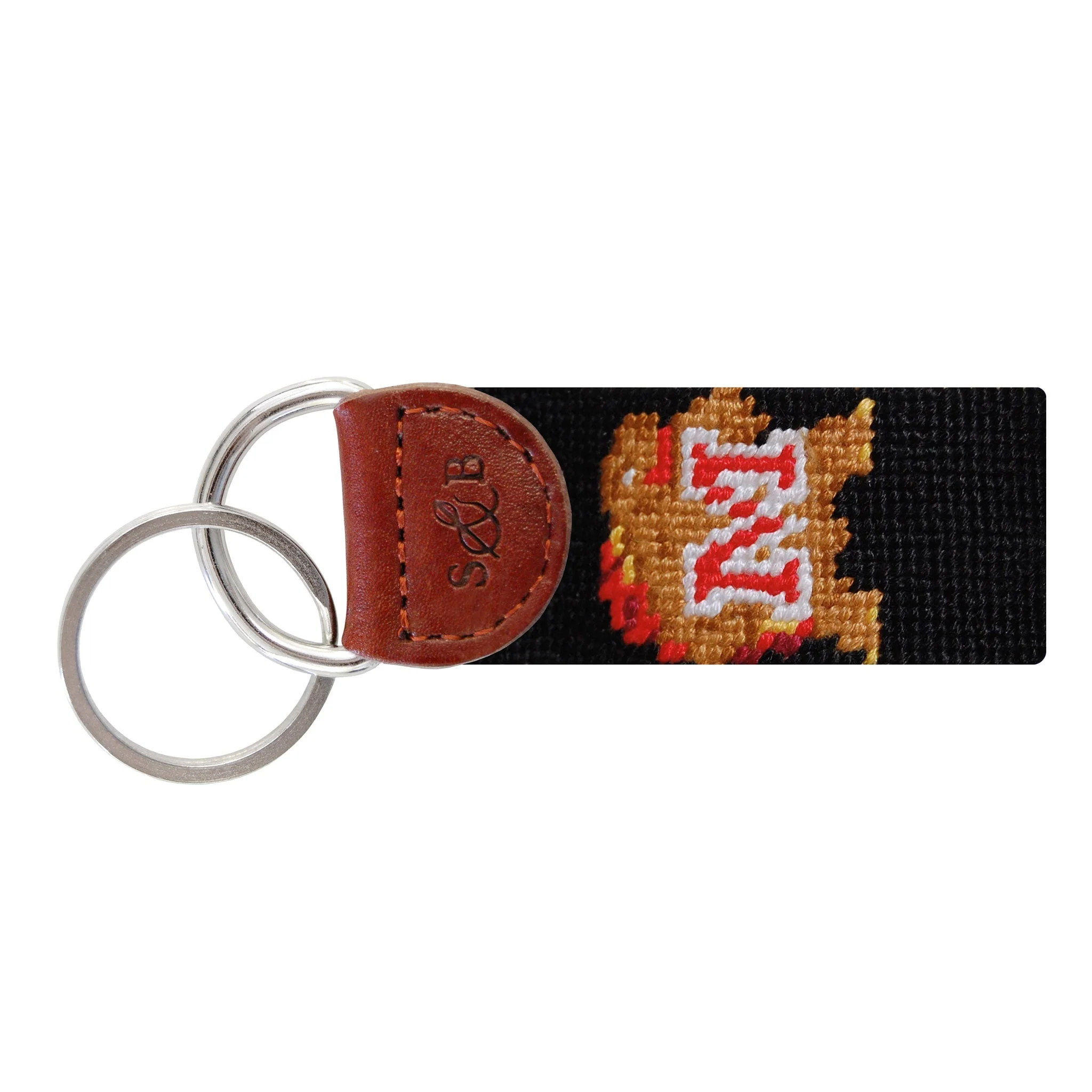Monogrammed Maryland Key Fob