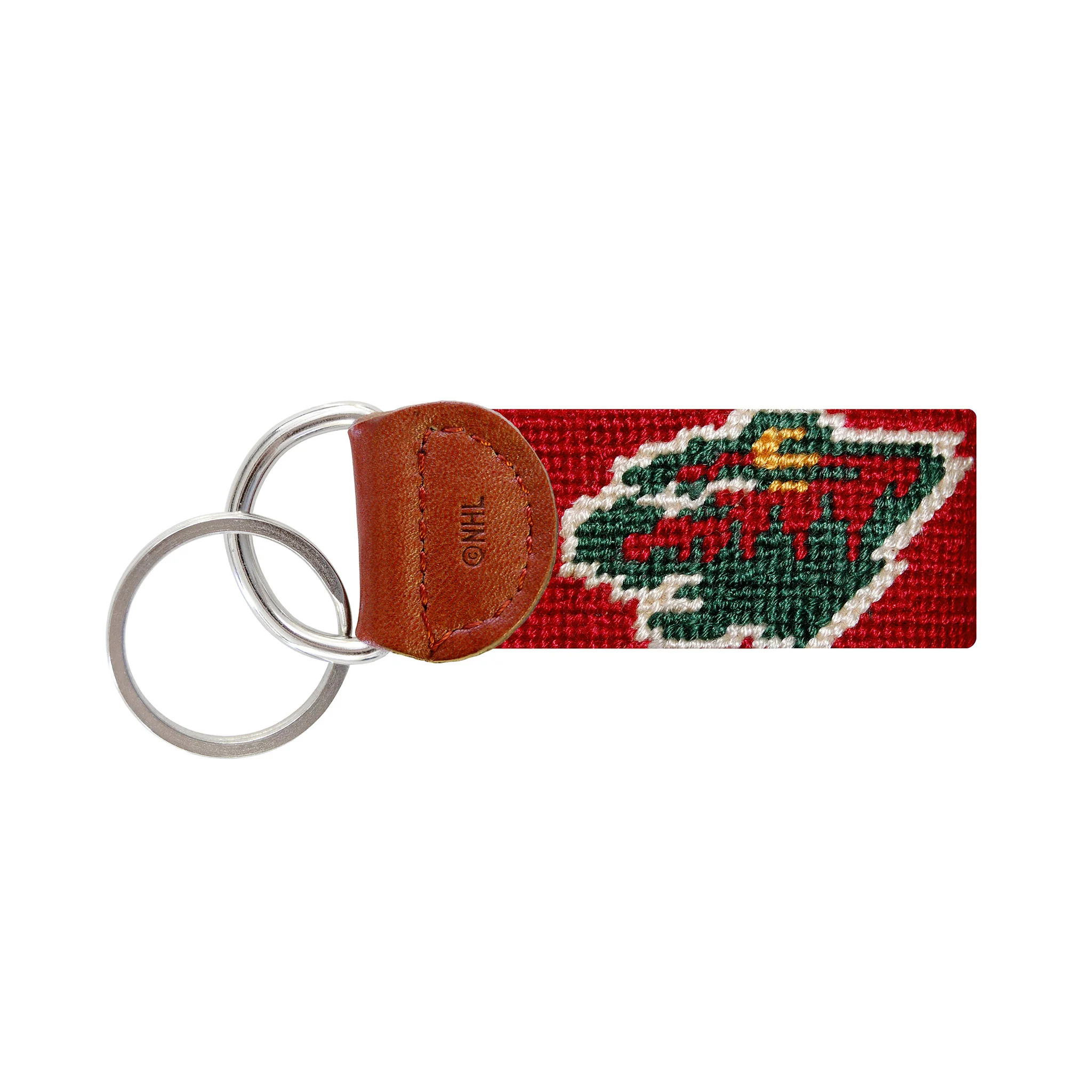 Monogrammed Minnesota Wild Key Fob