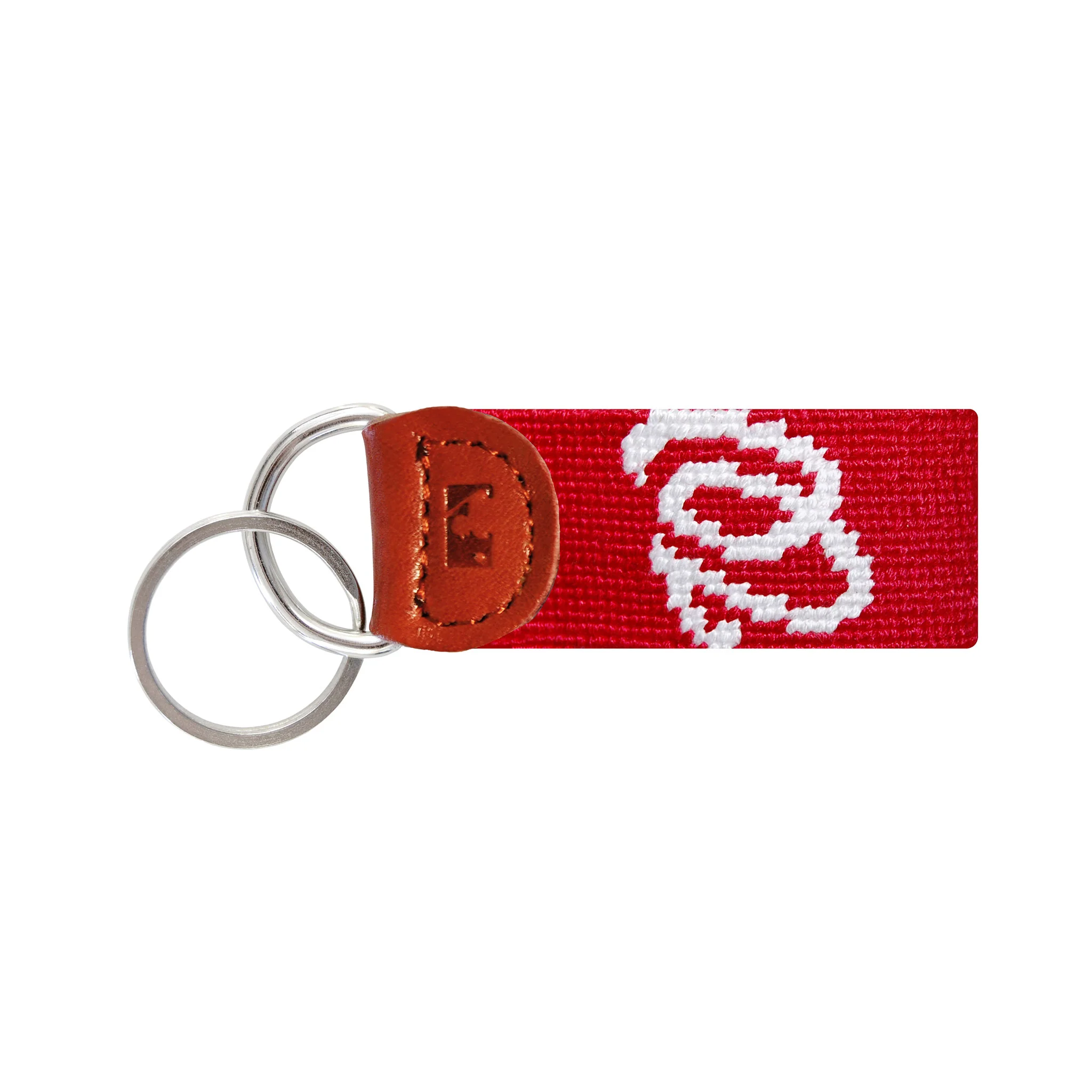 Monogrammed Washington Nationals Key Fob