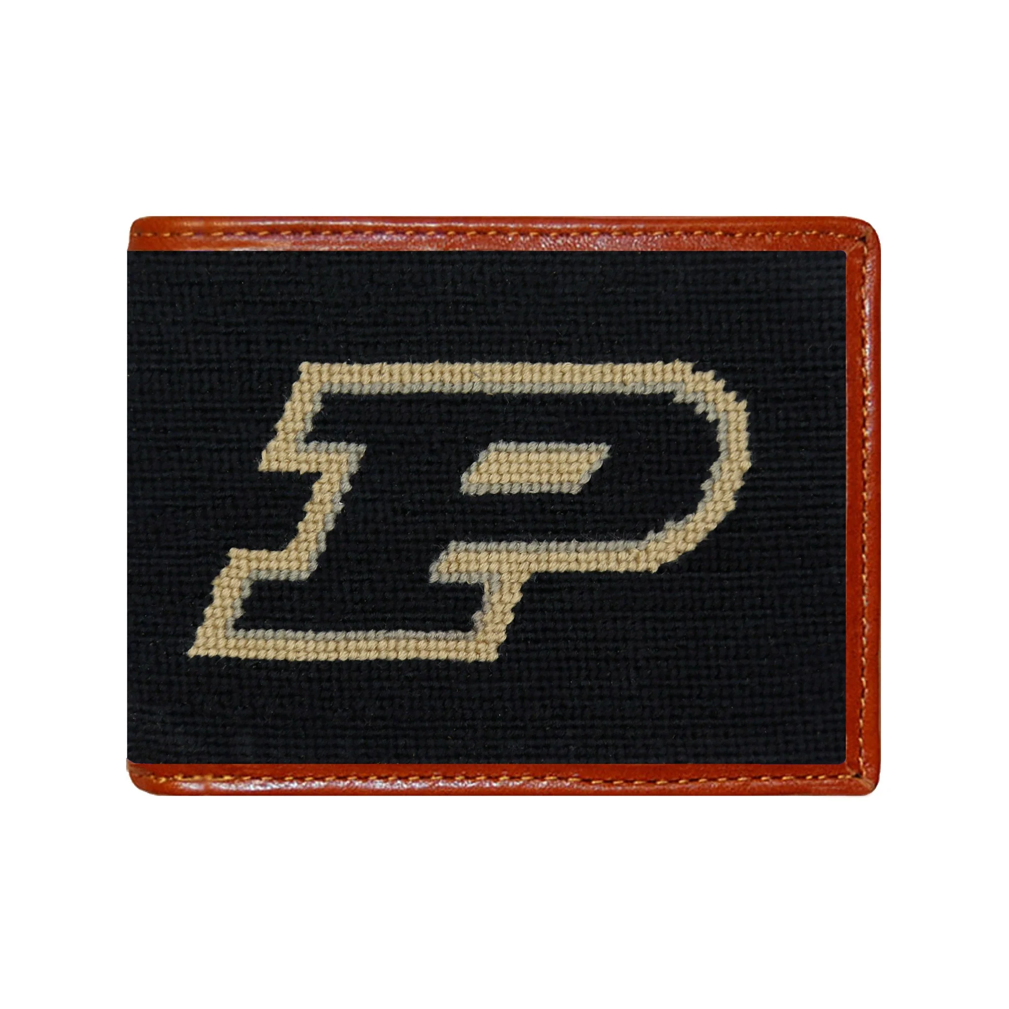 Monogrammed Purdue Wallet (Black)