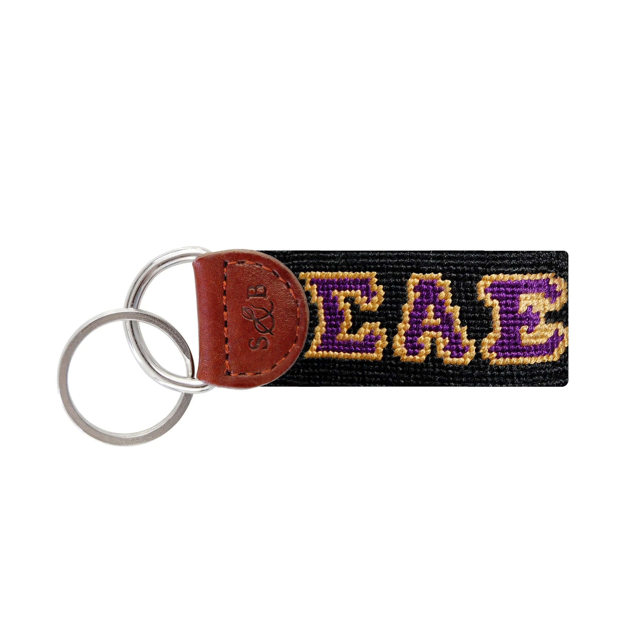 Monogrammed Sigma Alpha Epsilon Key Fob