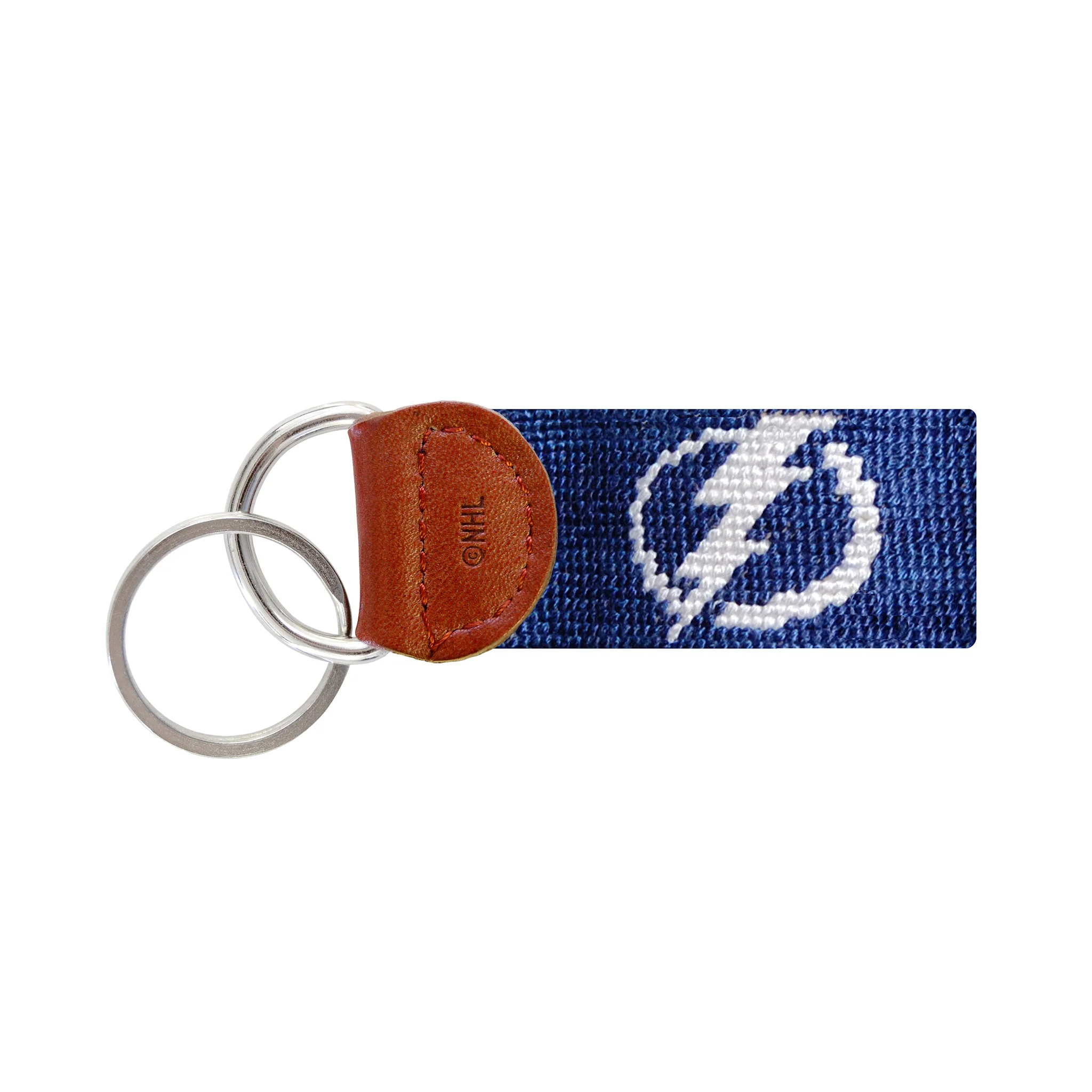 Monogrammed Tampa Bay Lightning Key Fob