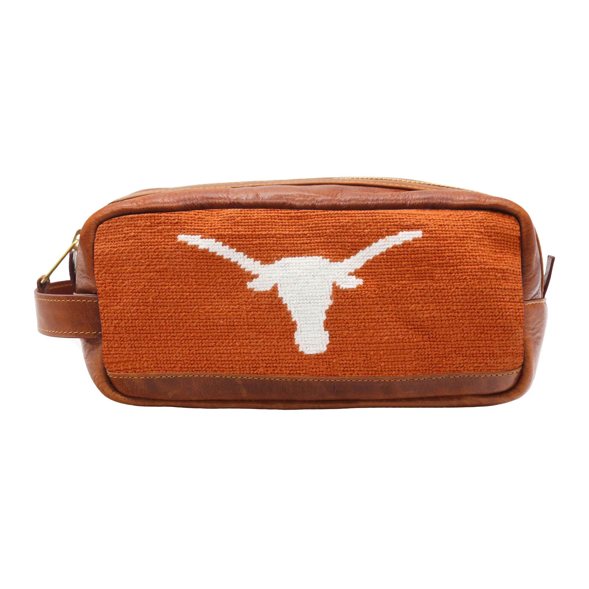 Monogrammed University of Texas Toiletry Bag (Burnt Orange)