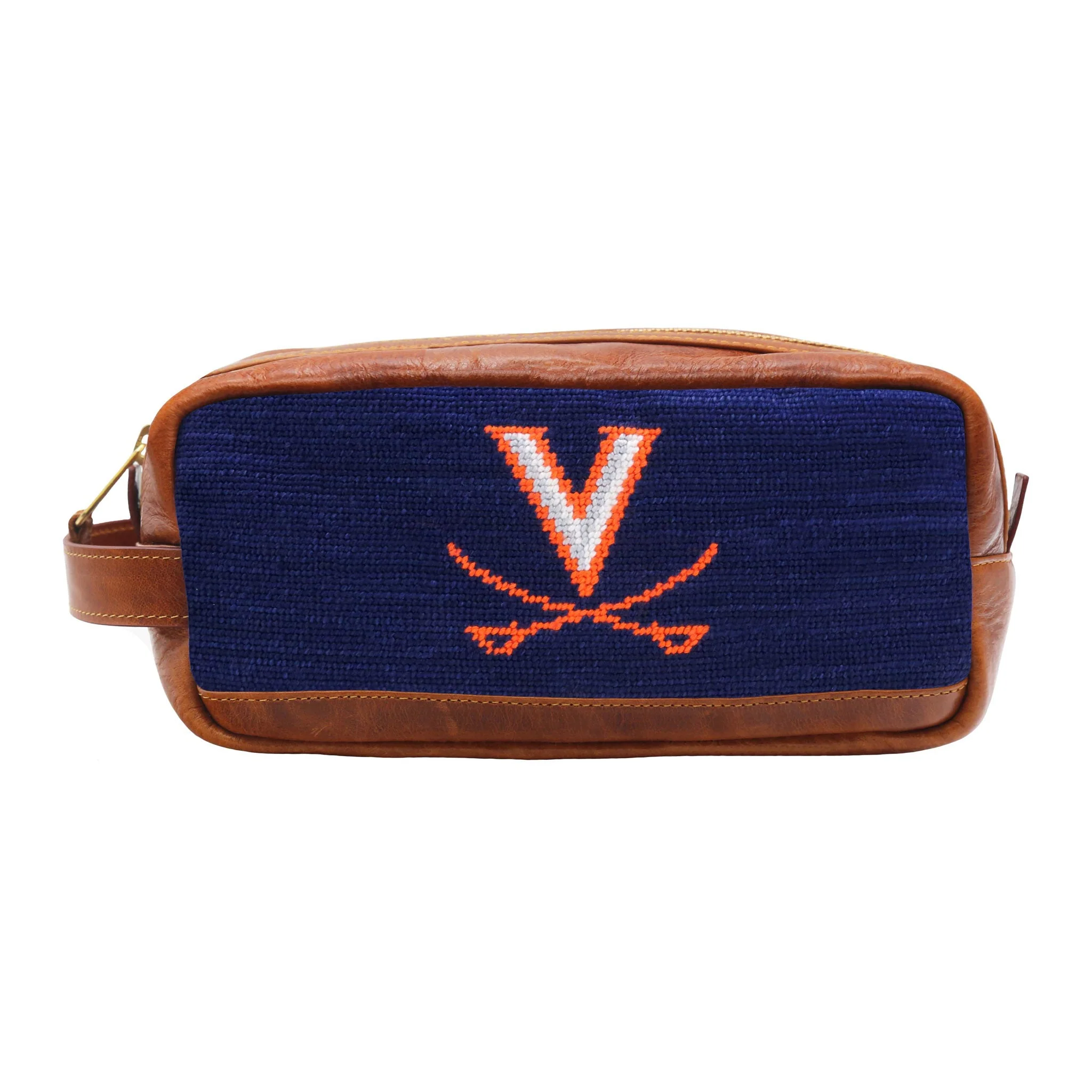 Monogrammed UVA Toiletry Bag (Dark Navy)