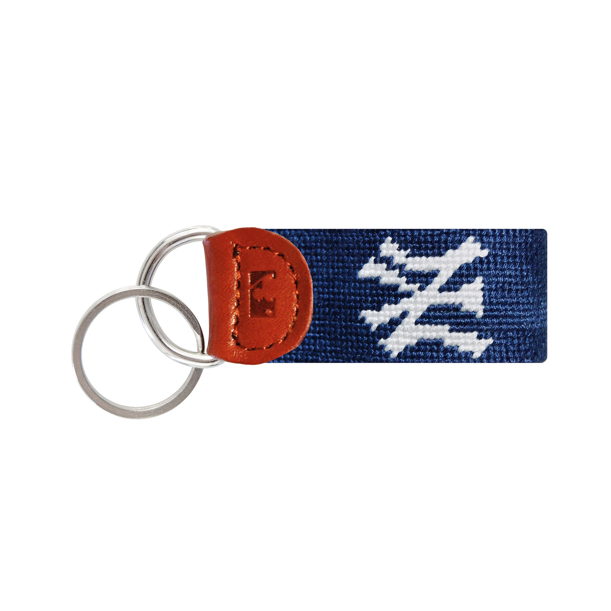 Monogrammed New York Yankees Key Fob