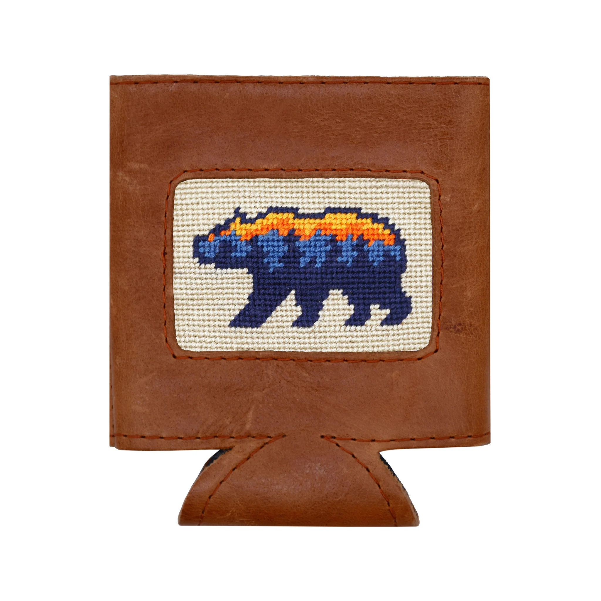 Mountain Bear Can Cooler (Light Khaki) - Image 2