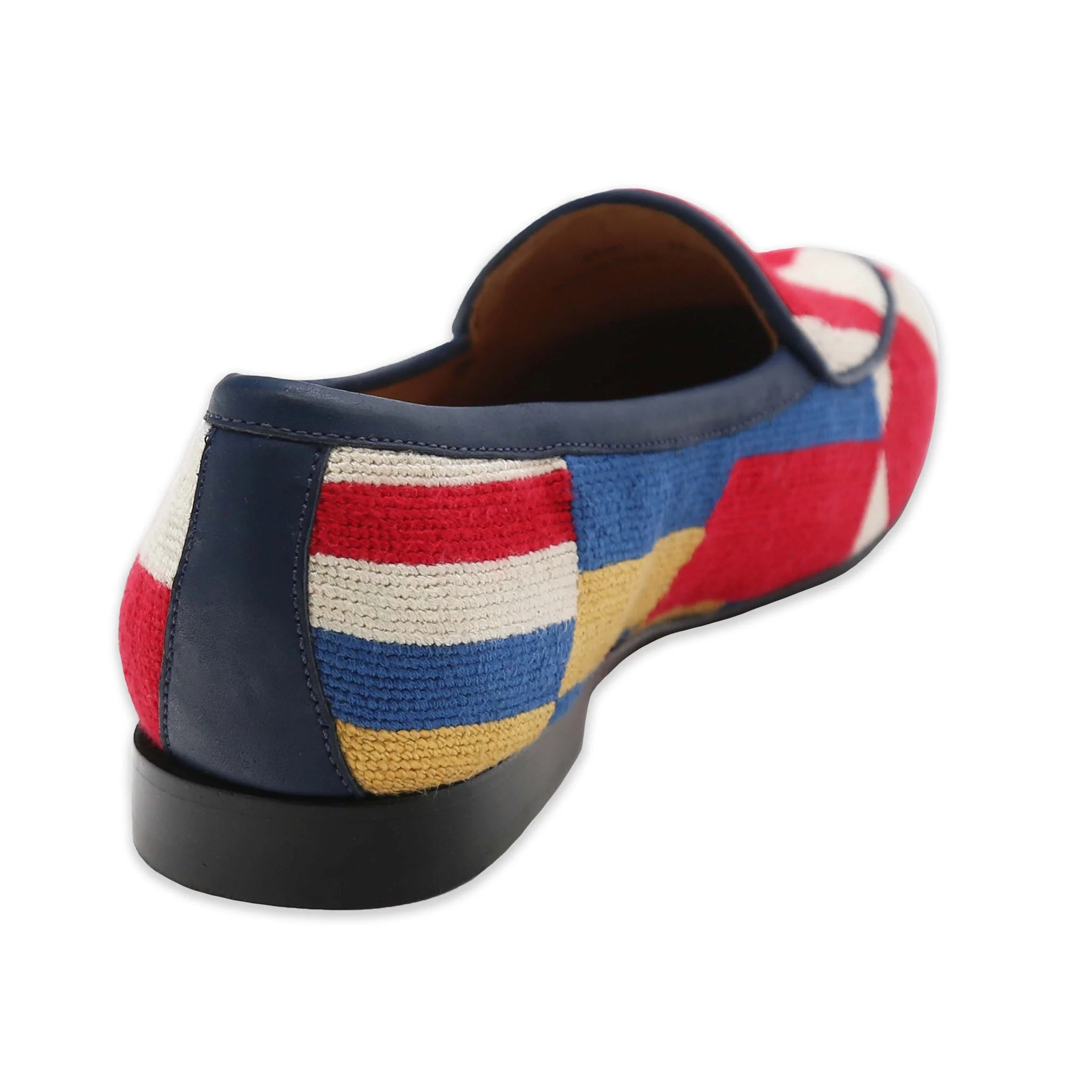 Nautical Flags Pattern Belgian Loafers - Image 4