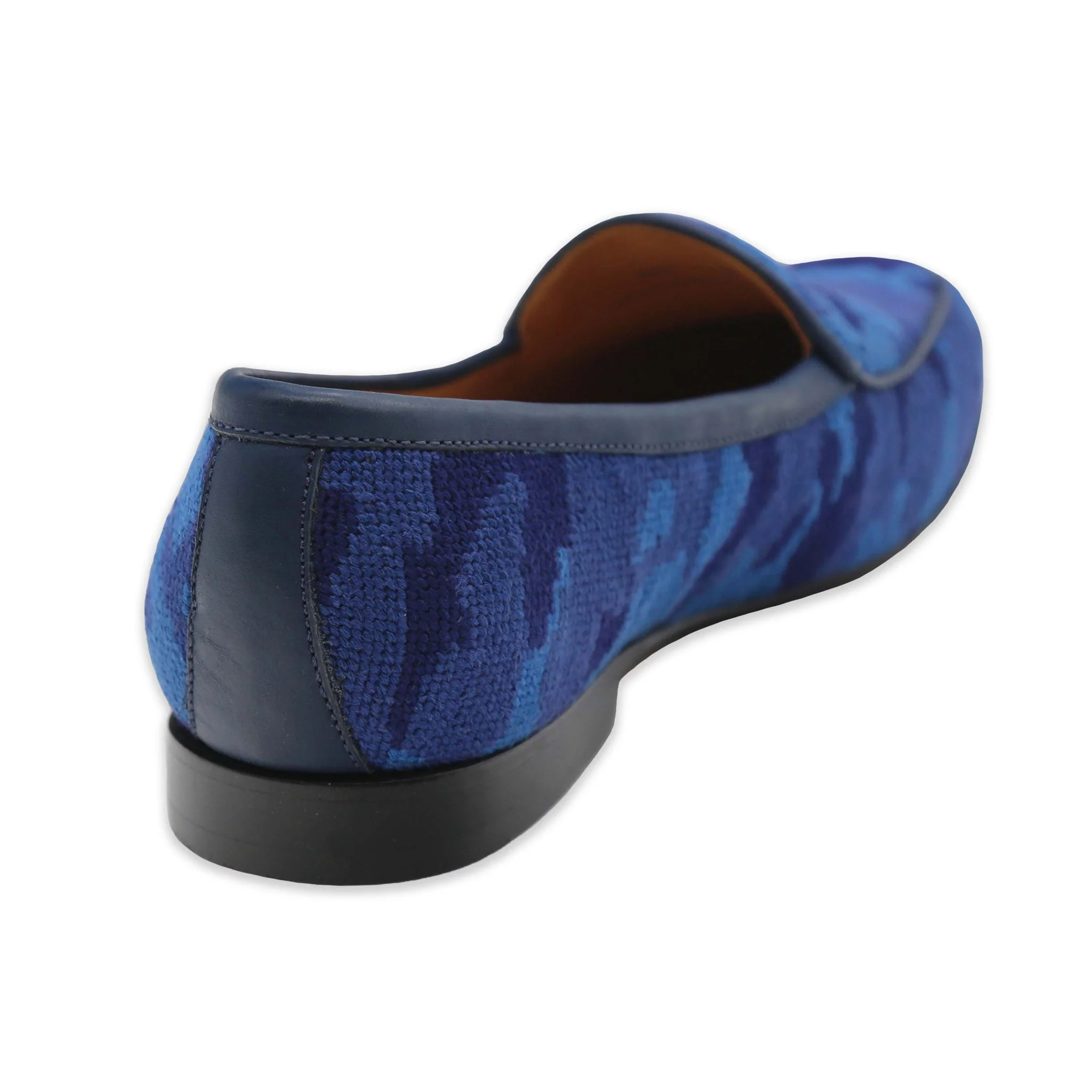 Navy Camo Belgian Loafers - Image 4