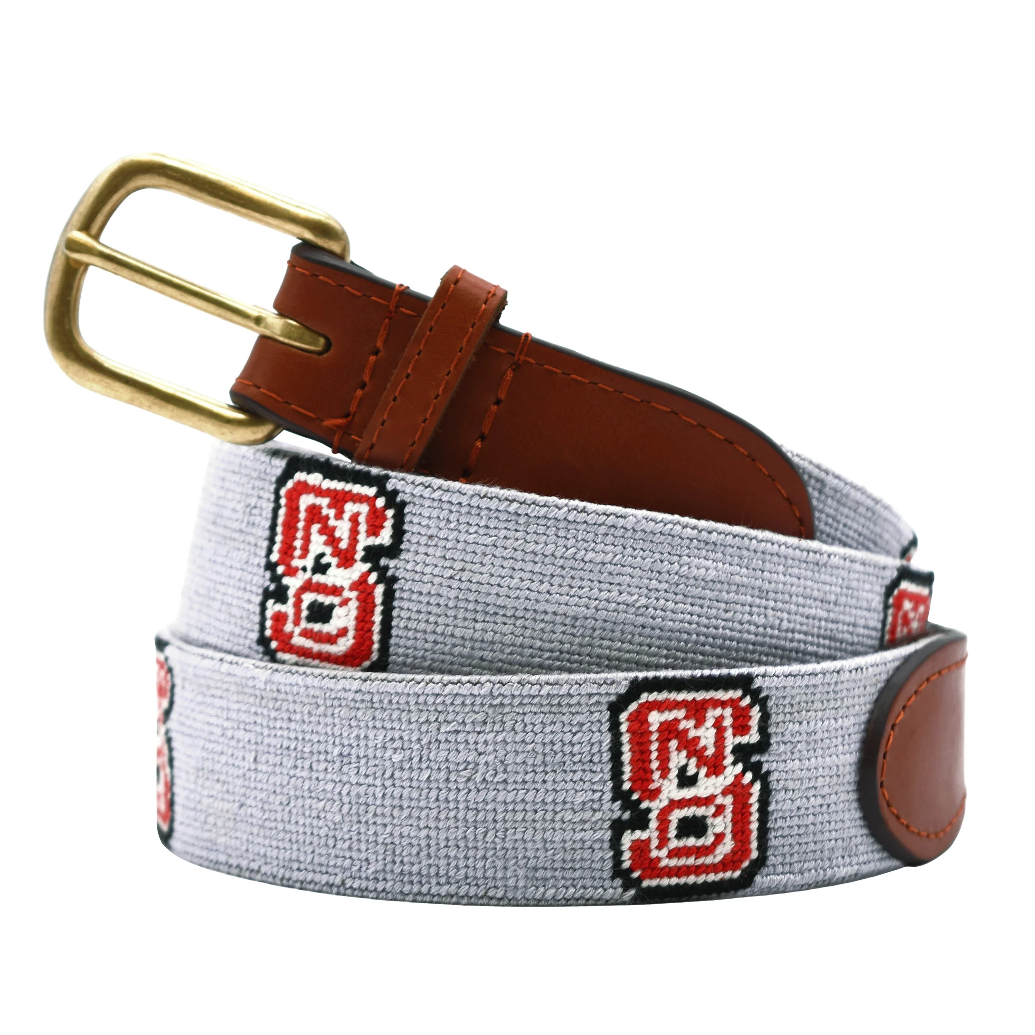NC State Belt (Light Grey)