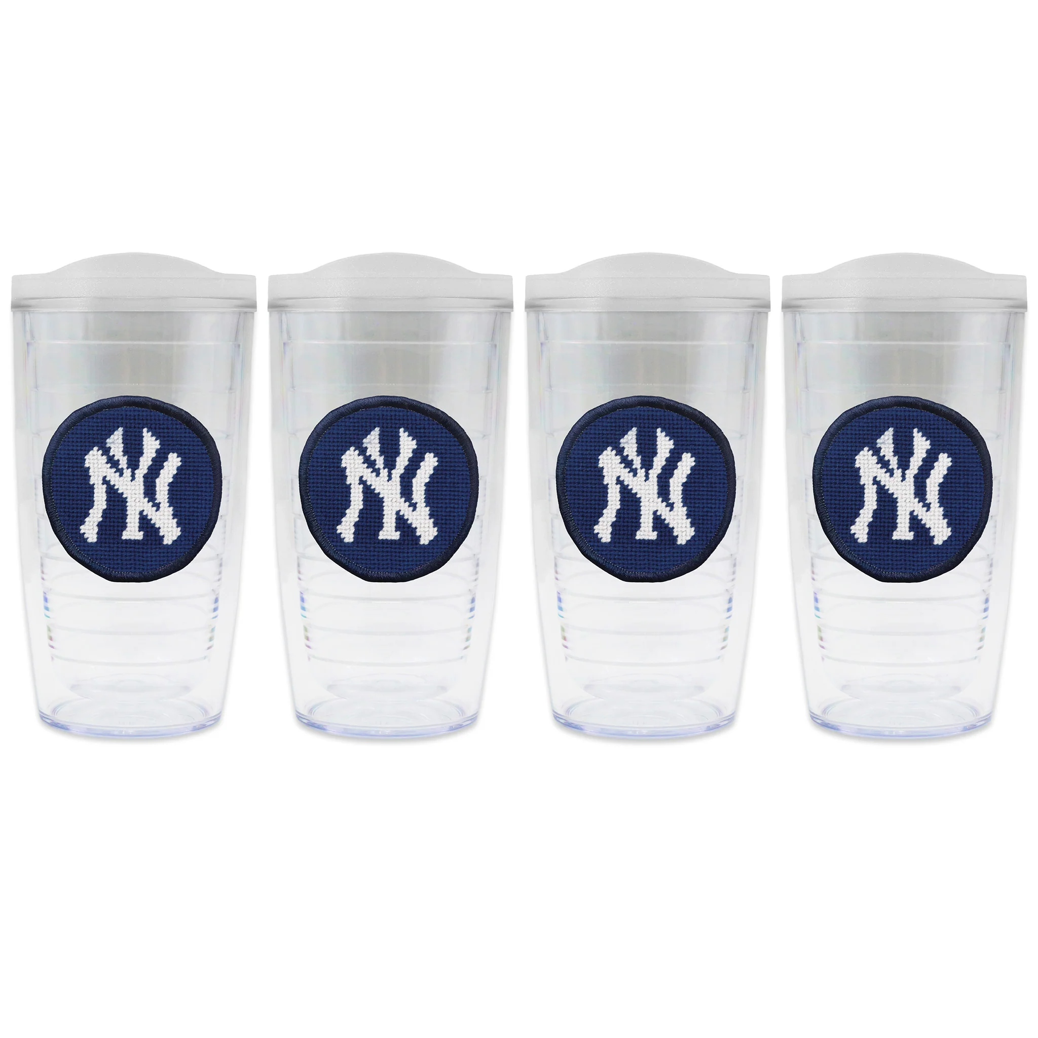 New York Yankees Tumbler Set with Lids