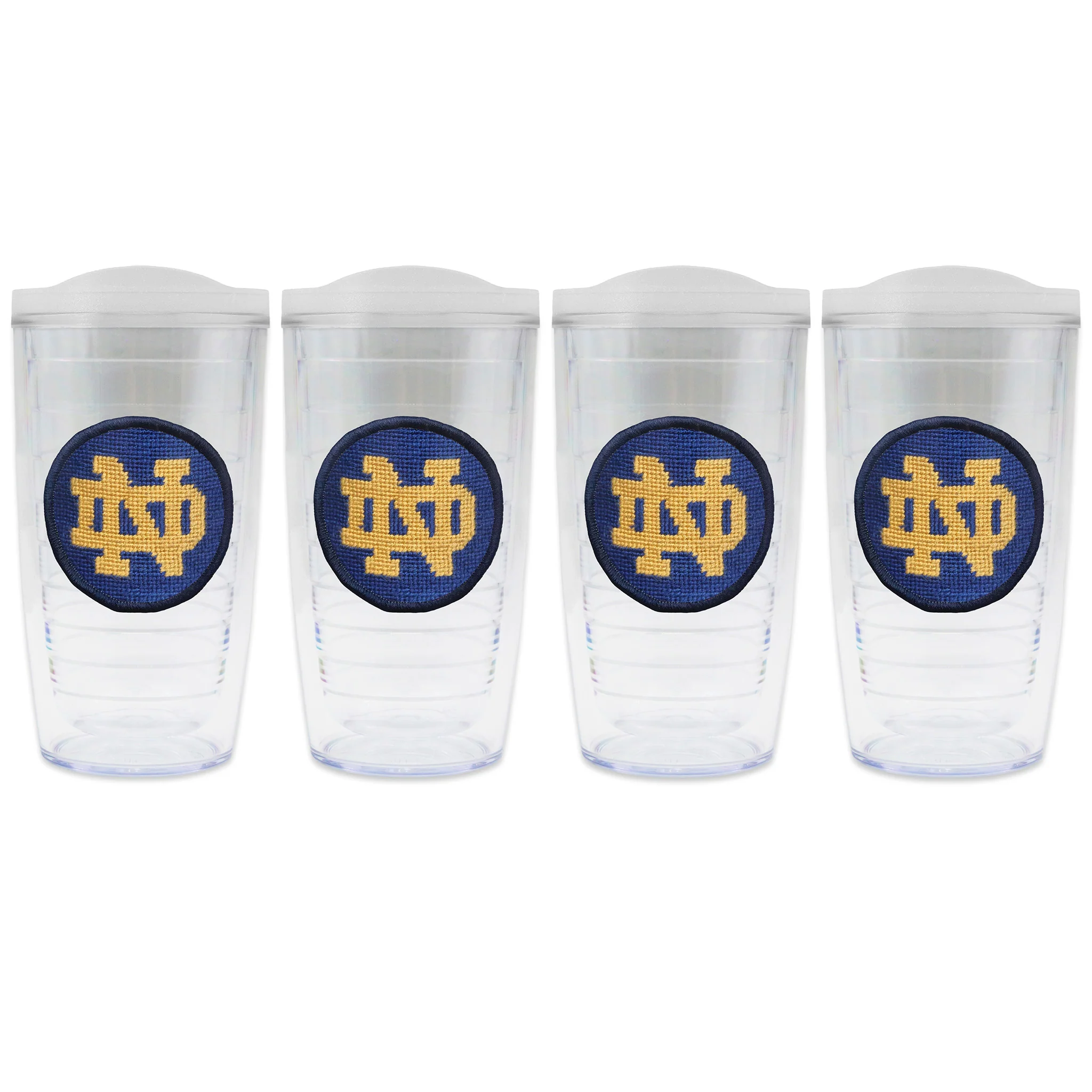 Notre Dame ND Tumbler Set with Lids