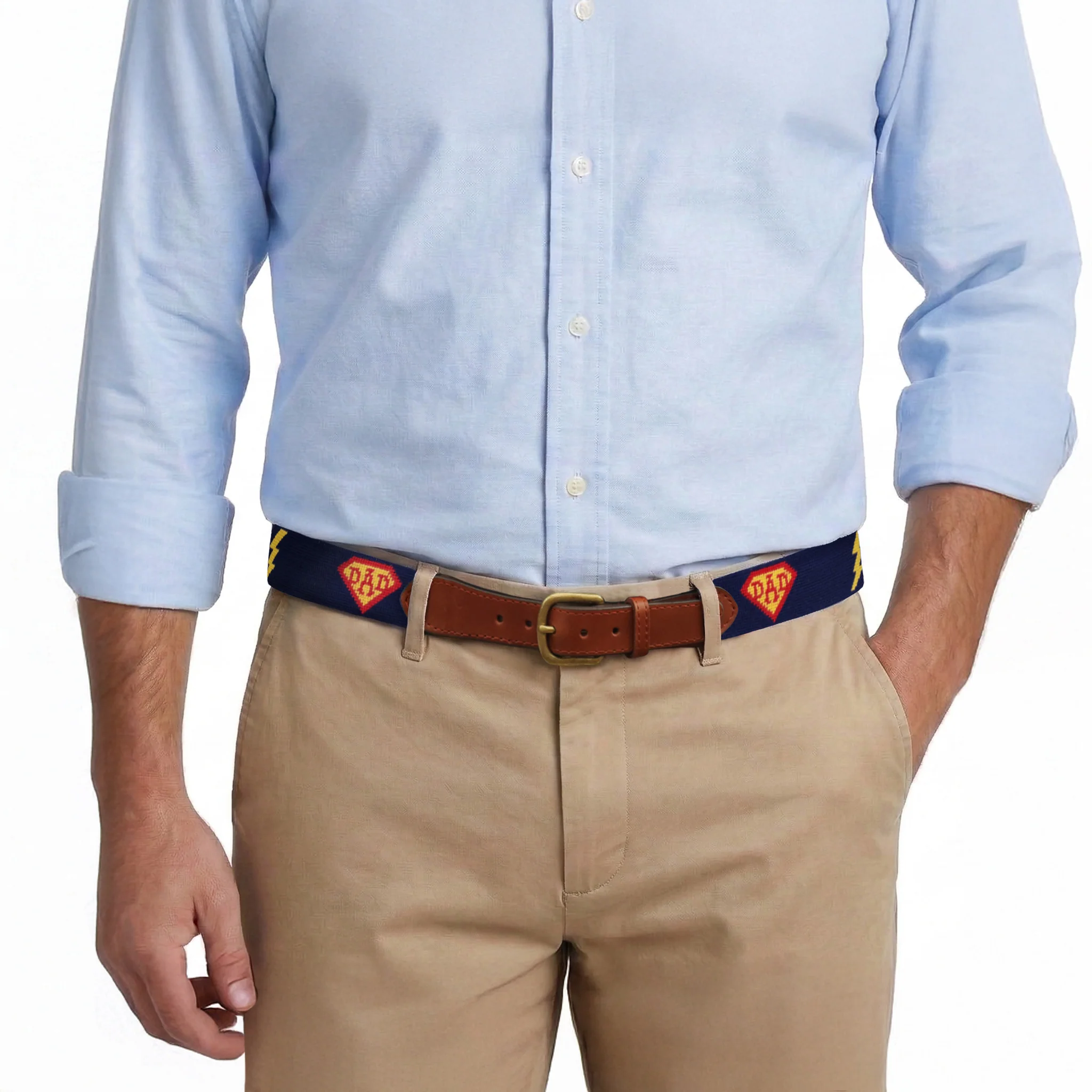 Number One Dad Hero Belt (Dark Navy) - Image 4
