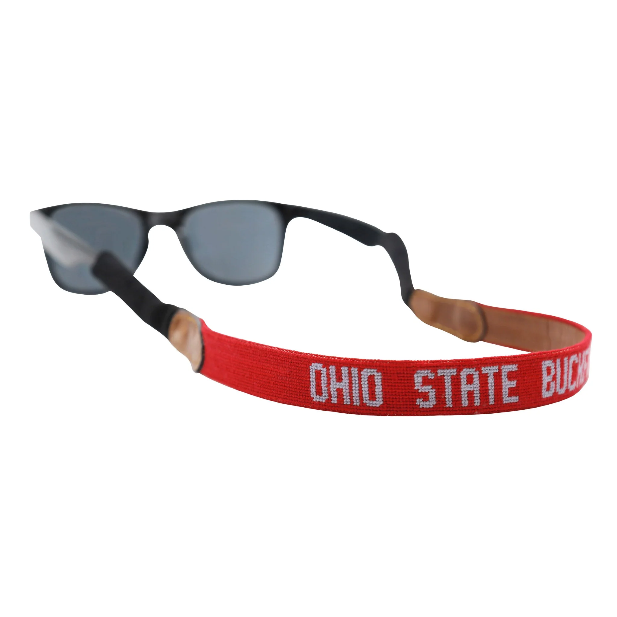 Ohio State Buckeyes Bold Text Sunglass Strap (Red)