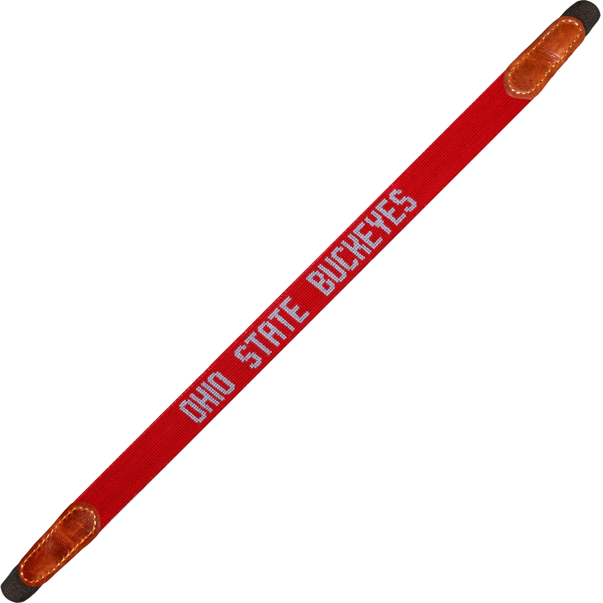 Ohio State Buckeyes Bold Text Sunglass Strap (Red) - Image 2