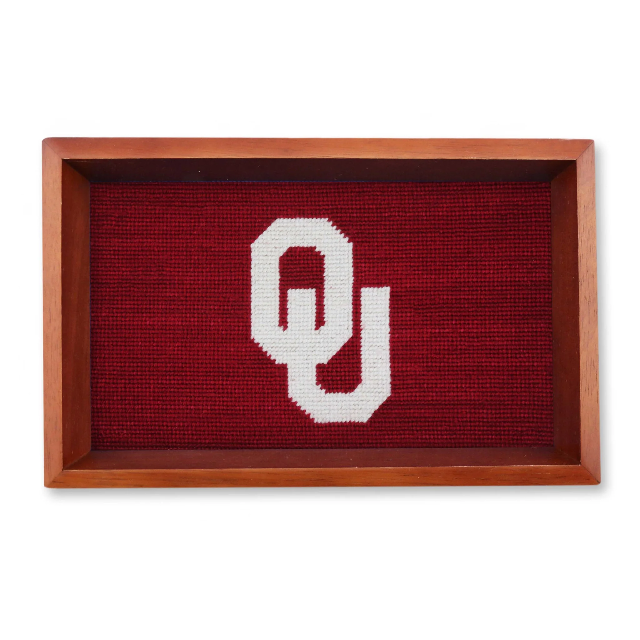 Oklahoma Valet Tray (Garnet) (Chestnut Wood)