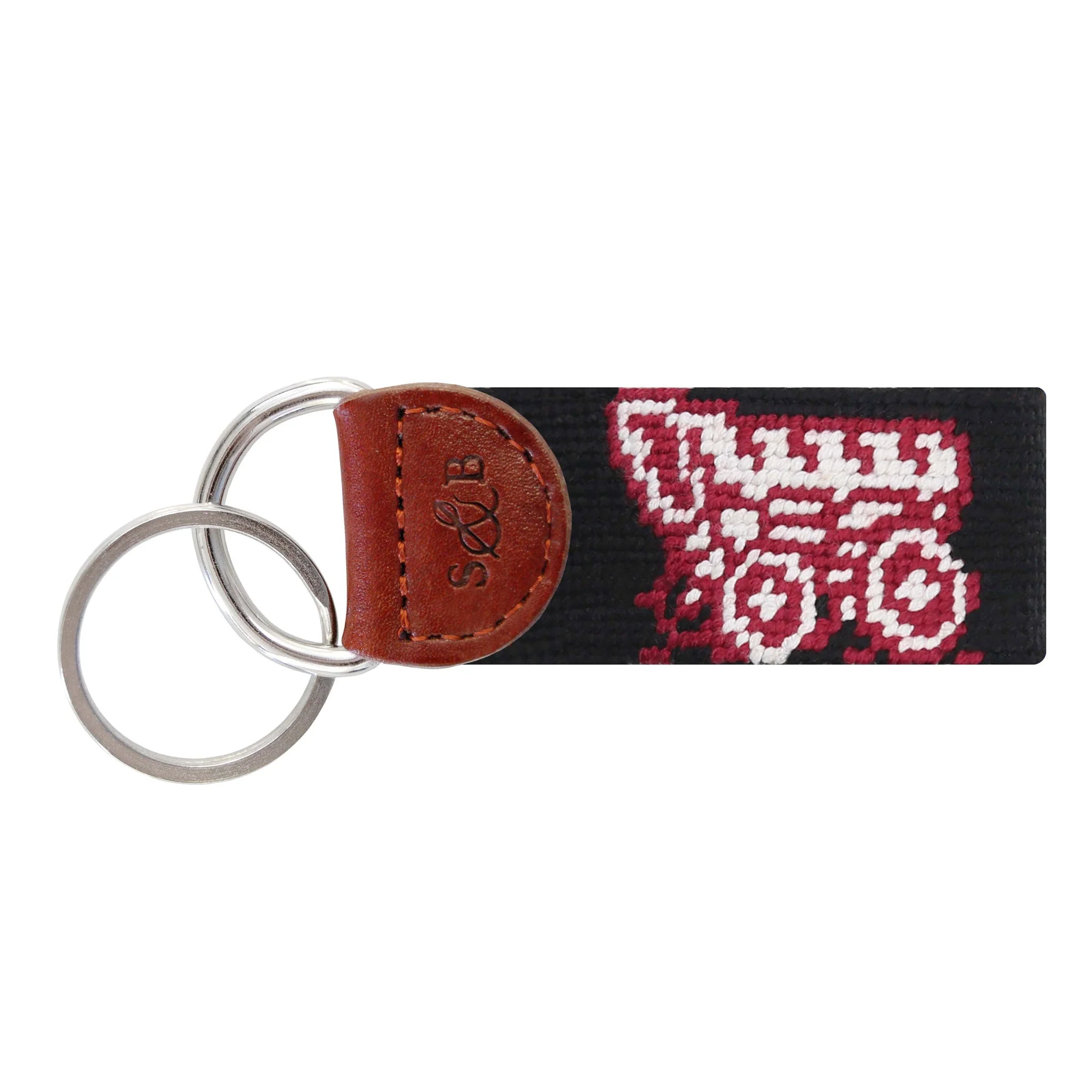 Oklahoma Wagon Key Fob (Black)