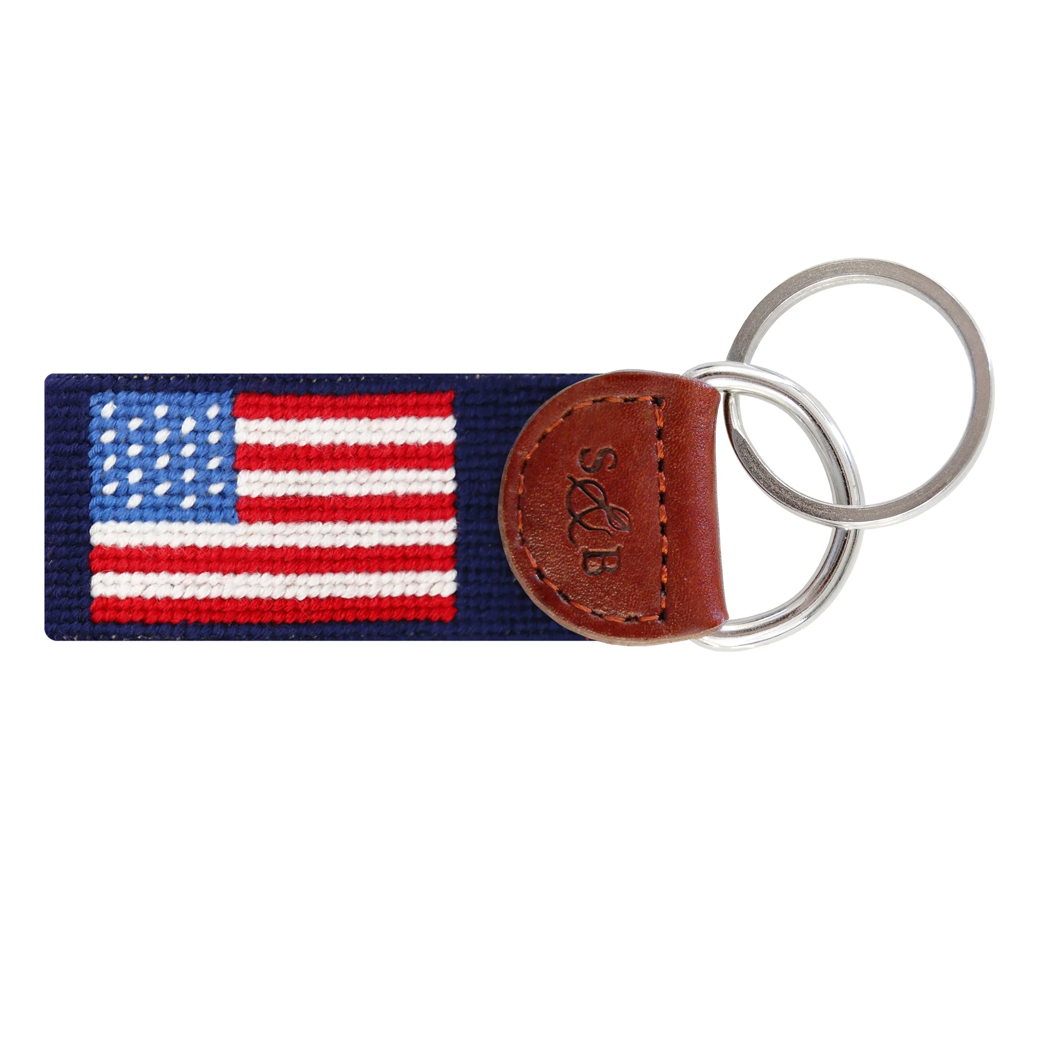 Ryder Cup 1927 Trophy-American Flag Key Fob (Dark Navy) - Image 2
