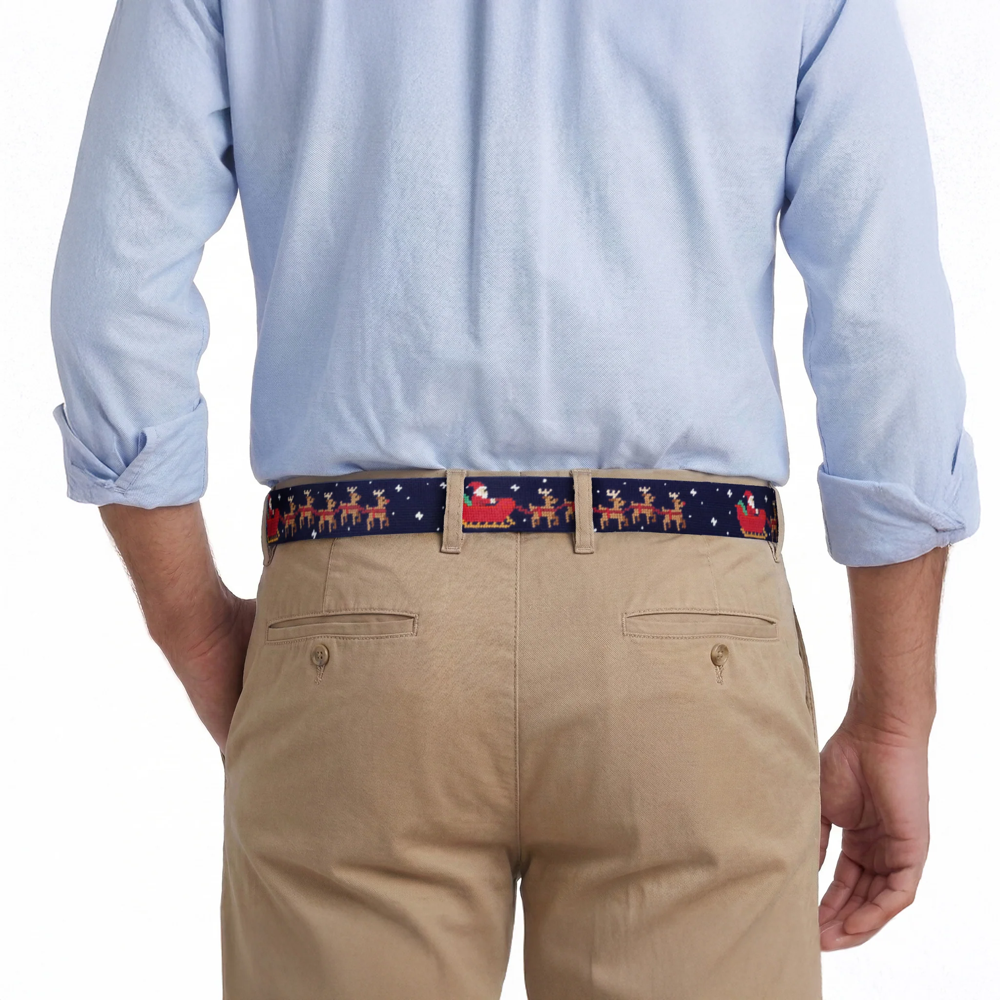 Santa's Sleigh Belt (Dark Navy) - Image 5