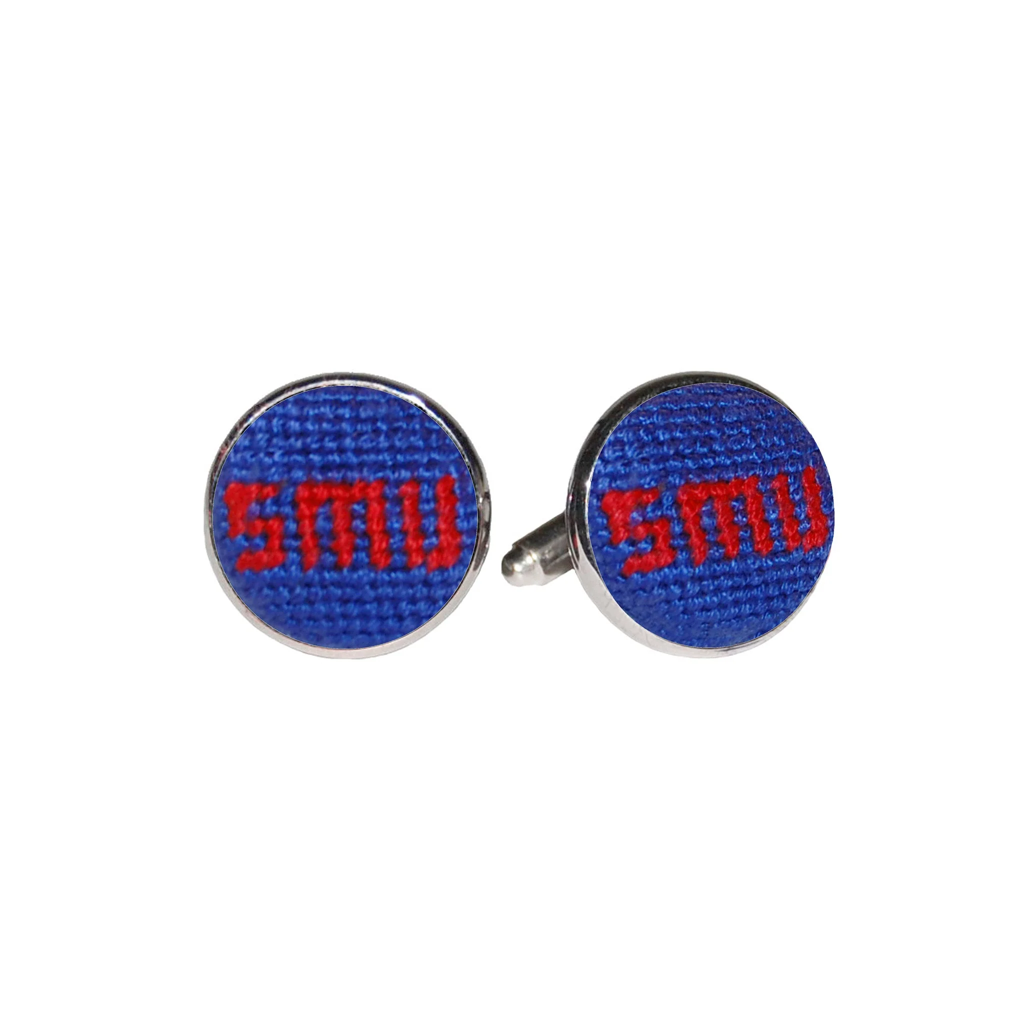 SMU Letters Cufflinks (Royal)