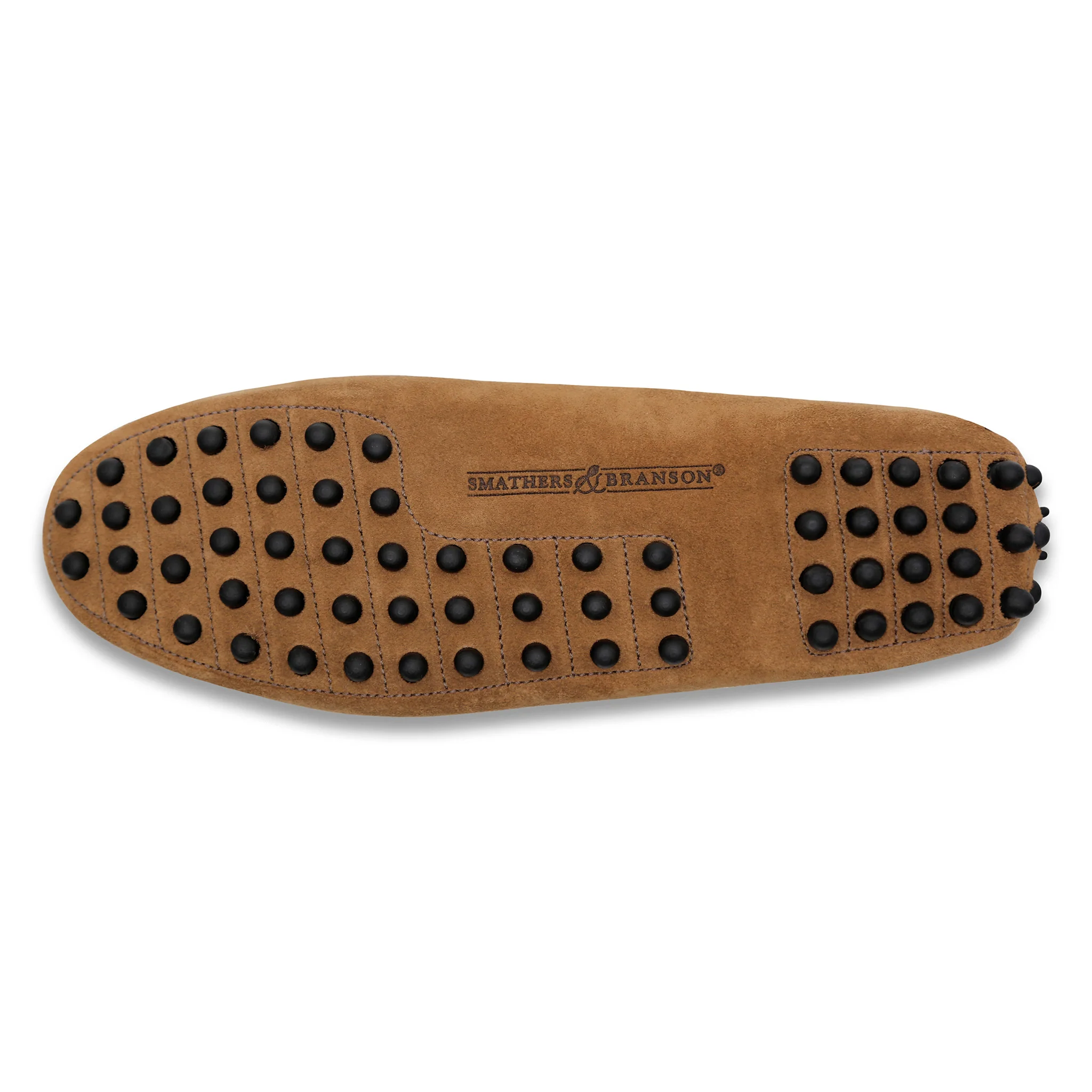 Surcingle Driving Shoes (Dark Navy-Red) (Cognac Suede) - Image 5