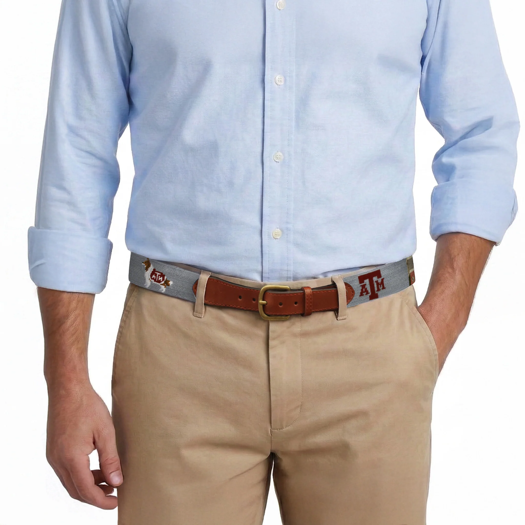 Texas A&M Life Belt (Grey) - Image 4