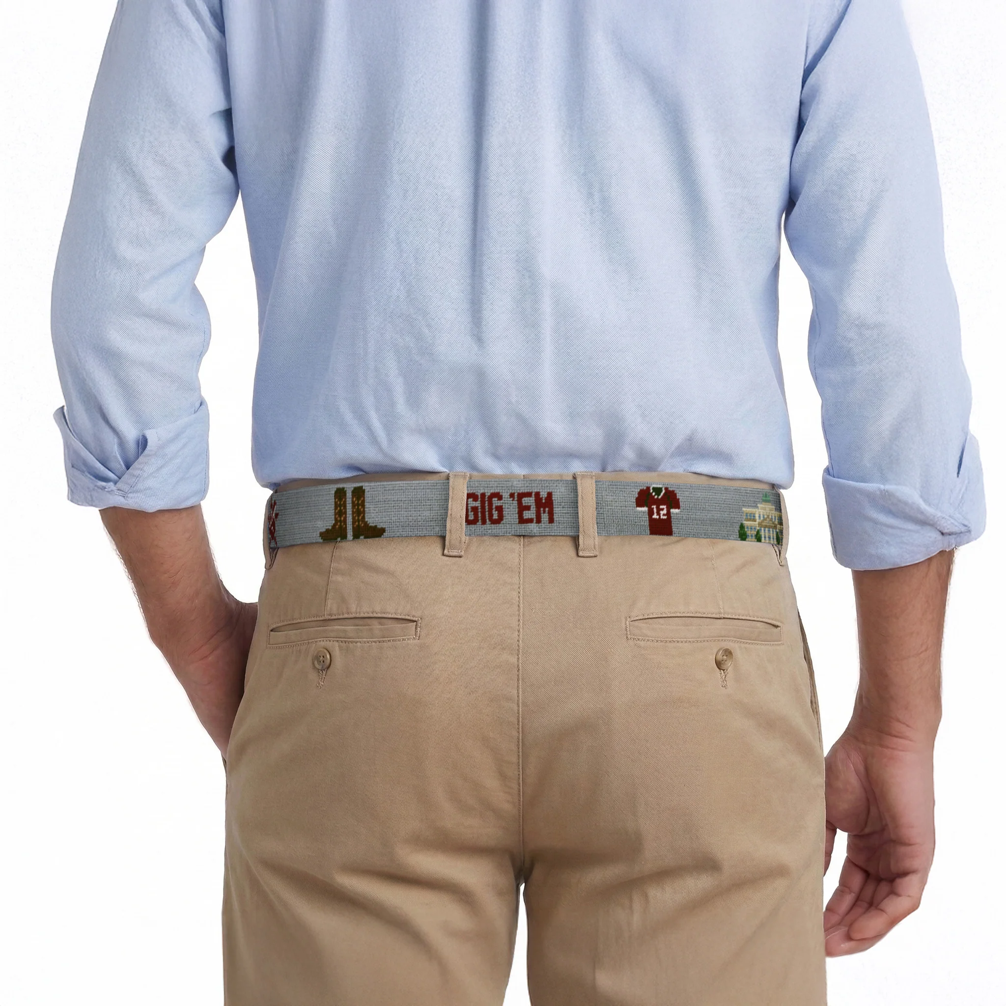 Texas A&M Life Belt (Grey) - Image 5