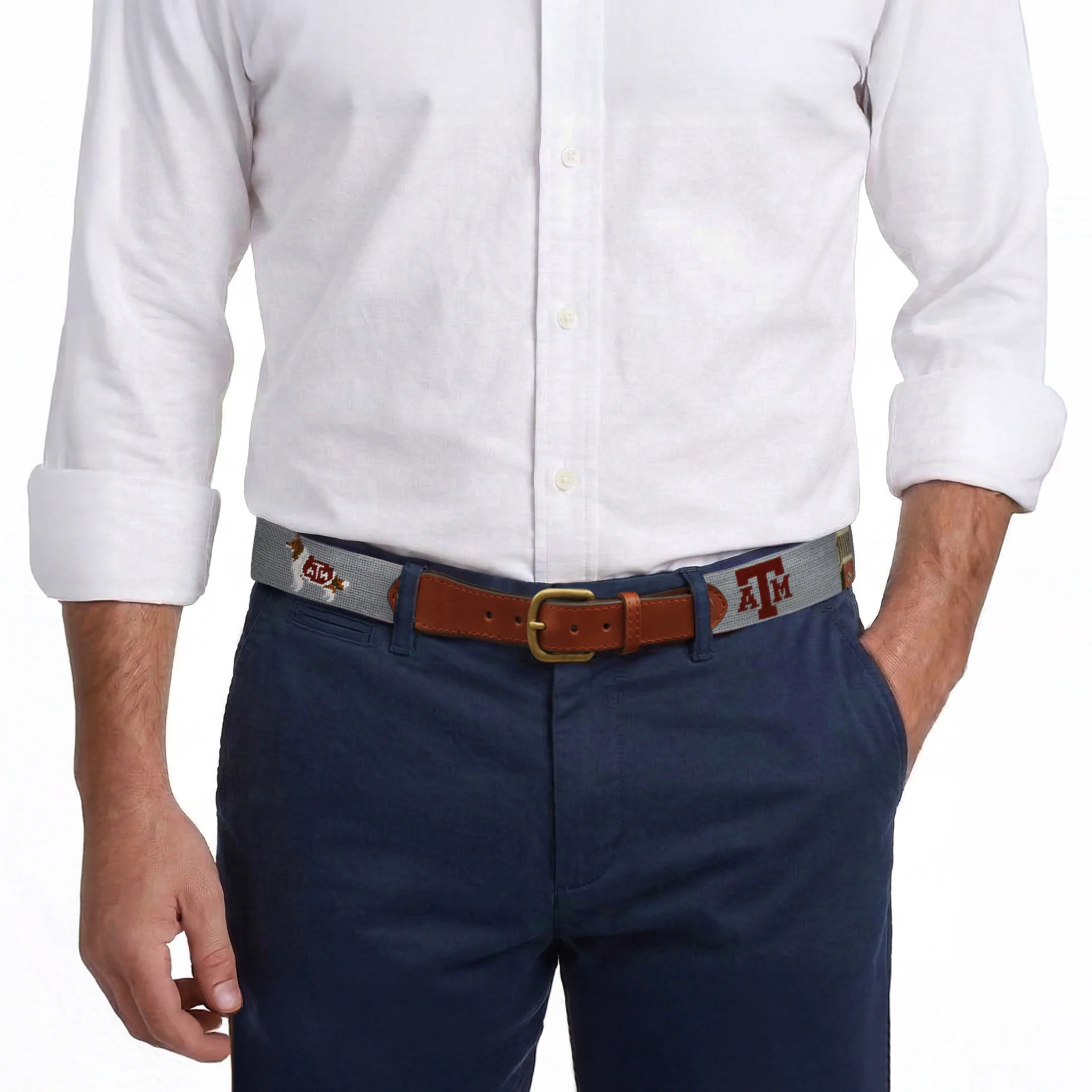 Texas A&M Life Belt (Grey) - Image 9