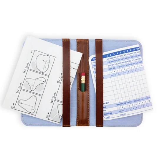 Golf Tee Pattern Golf Scorecard Holder - Image 3