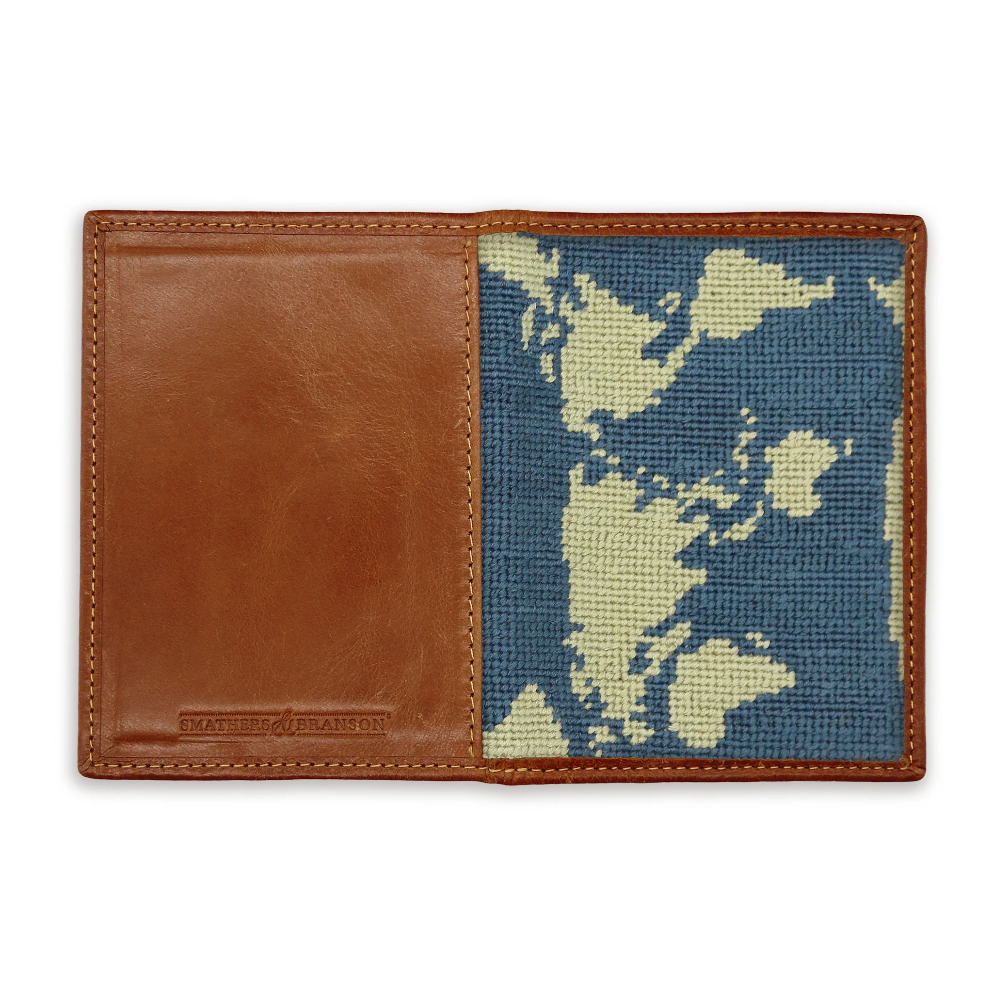 World Map Passport Case (Slate) - Image 2